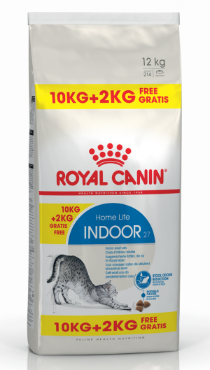 Royal Canin FHN Indoor Cat 10kg + 2kg DĀVANĀ!